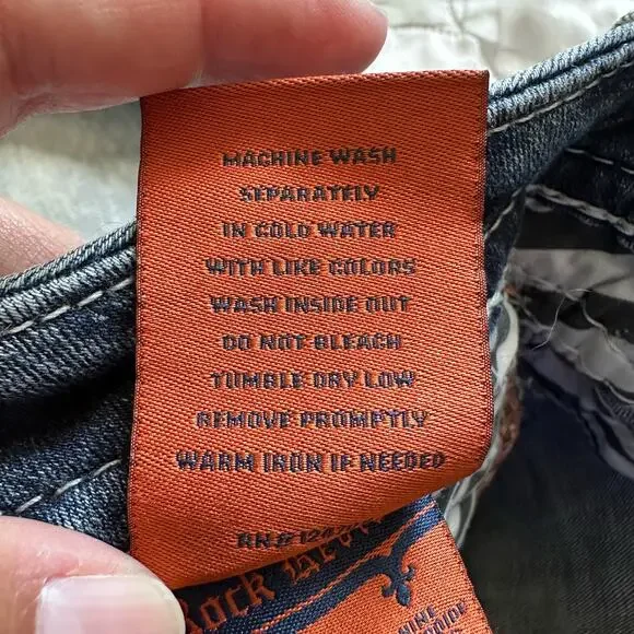 Rock Revival Sakai Ankle Skinny Embellished Jeans Size 26 - Picture 11 of 14